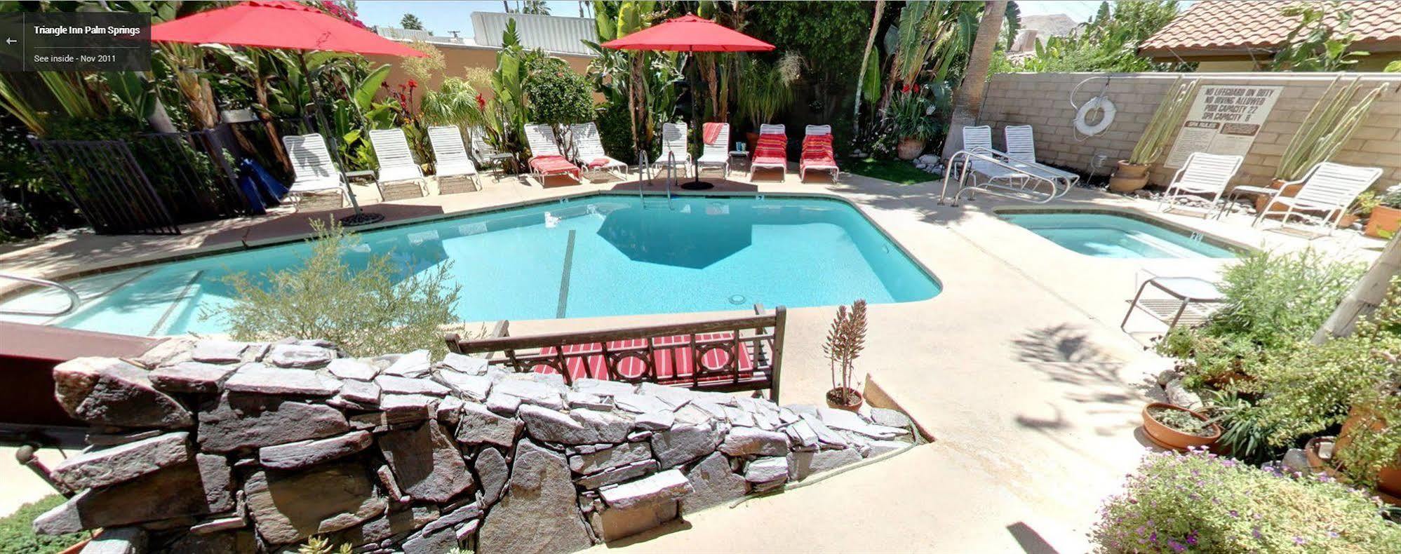 Triangle Inn Clothing Optional Resort For Men Palm Springs Exterior foto
